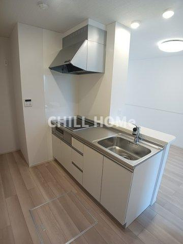 パークアクシス藤岡・Ｃのキッチン|当社、チルホームのHPもご覧ください(^^)/物件情報多数♪