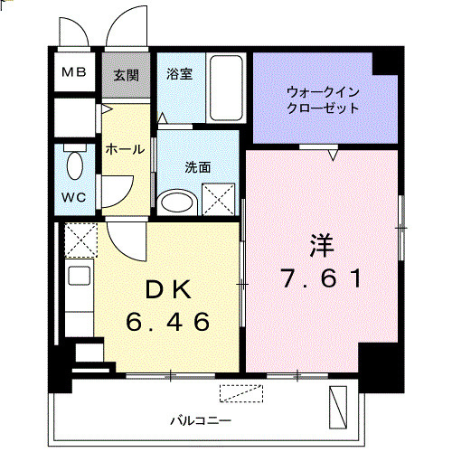 クラール上福岡の間取り