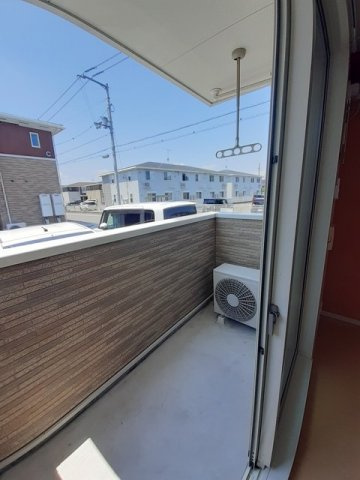 クラール元山Ｂのバルコニー