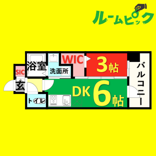 エステムコート名古屋ルノン　名古屋市賃貸　仲介手数料無料の間取り