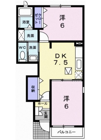 ベルグランデの間取り
