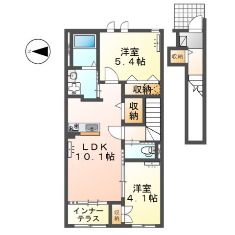 クレアシオン南の間取り