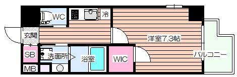 【間取り】 | ビガーポリス405同心Ⅲ