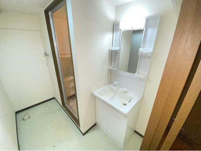 マンションフジフィールドの洗面所|コンパクトで使いやすい洗面所