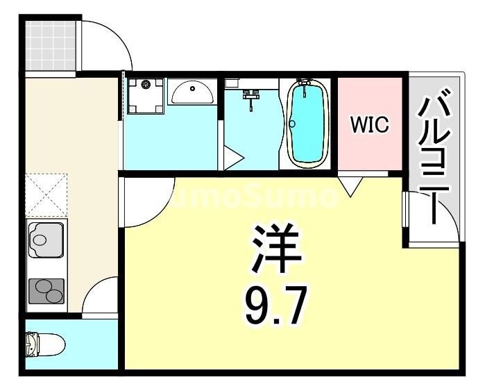 フジパレス阪急園田ＥＡＳＴⅠ番館の間取り