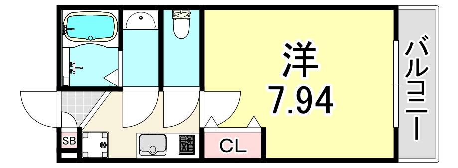 モダンラフォンテ尼崎の間取り