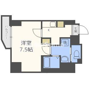 オリエンタル南堀江の間取り