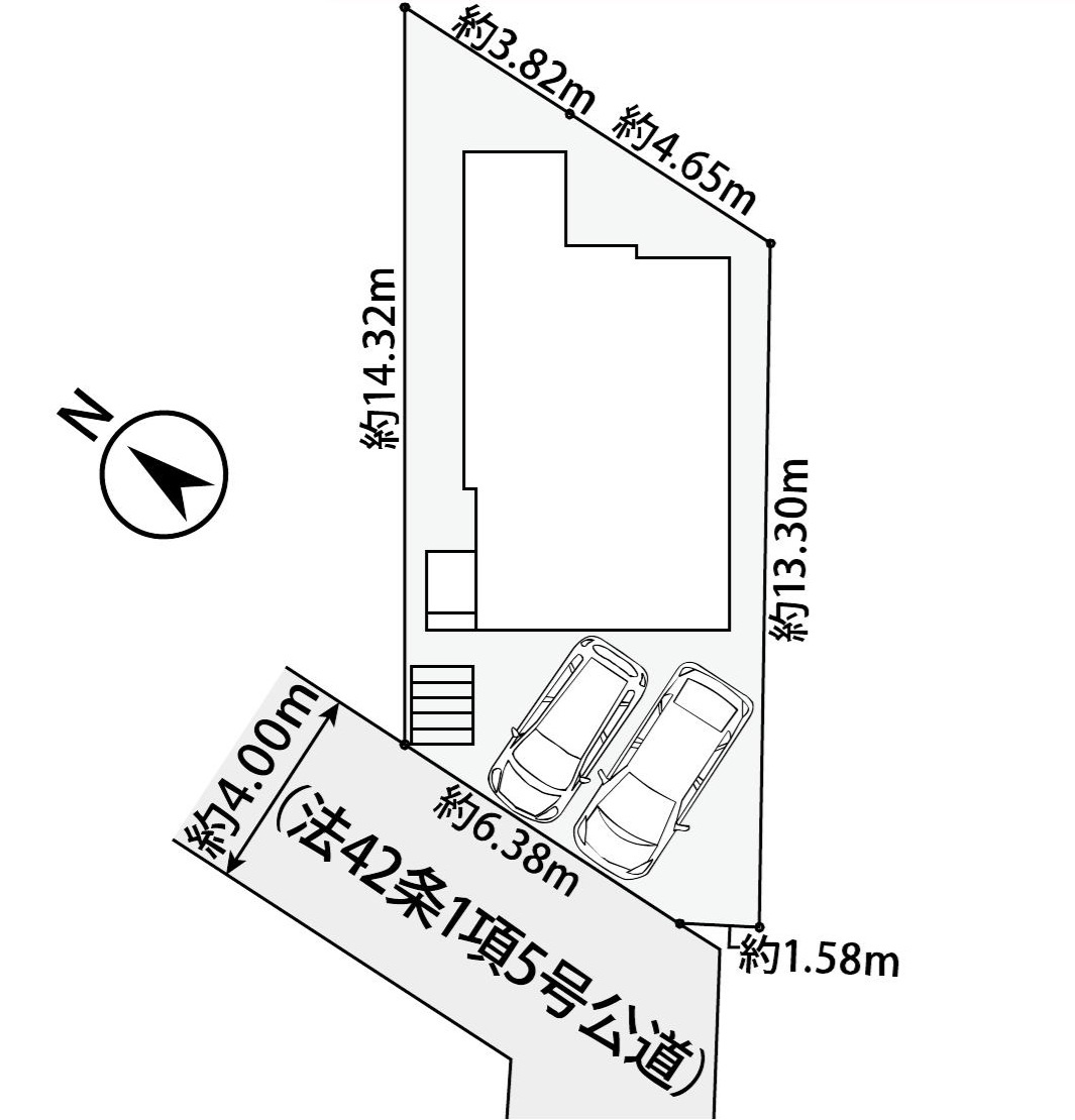三鷹市井の頭1丁目 井の頭線 三鷹台駅 新築戸建の区画図