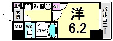 エステムコート新神戸エリタージュの間取り