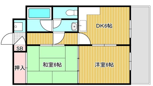 とれぞーる神戸の森の間取り