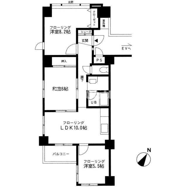 エクセレンス御影の間取り
