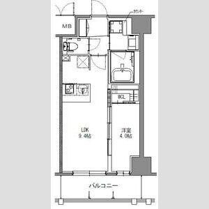 S-RESIDENCE神戸みなと元町aloの間取り