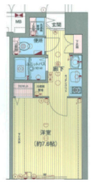 プレサンス上町台東平の間取り