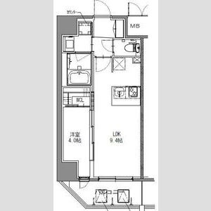 S-RESIDENCE神戸みなと元町aloの間取り