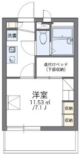 レオパレスル コントワールⅥの間取り