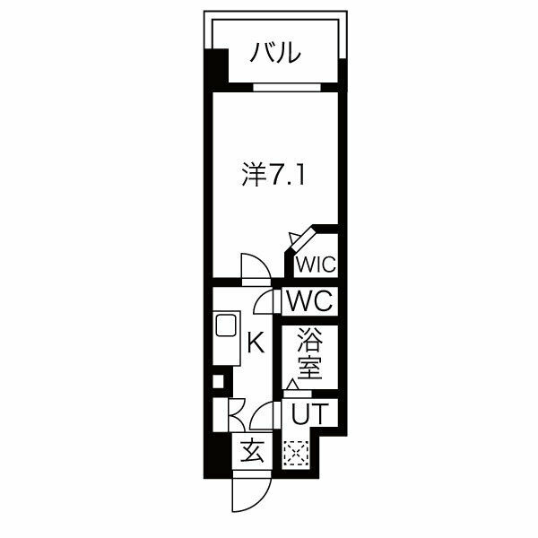 ミラージュパレス難波幸町の間取り