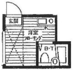 ベルハイム下北沢の間取り|間取りです。