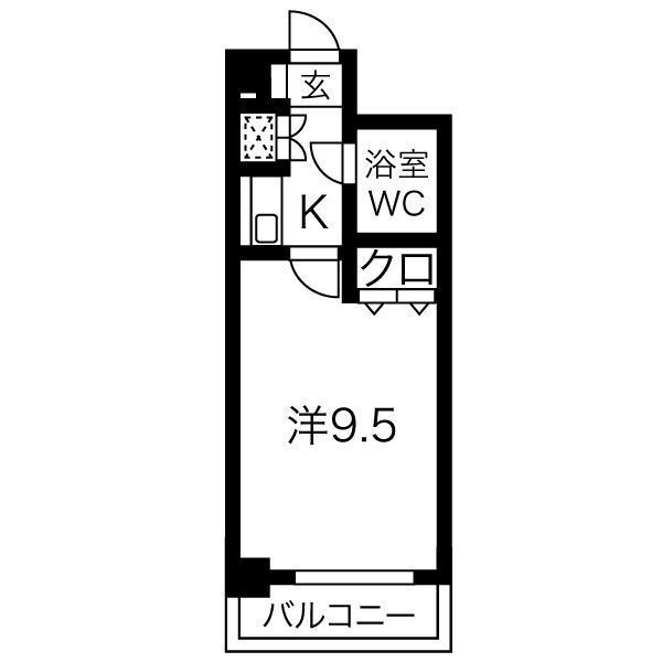 ロマネスク天神の間取り