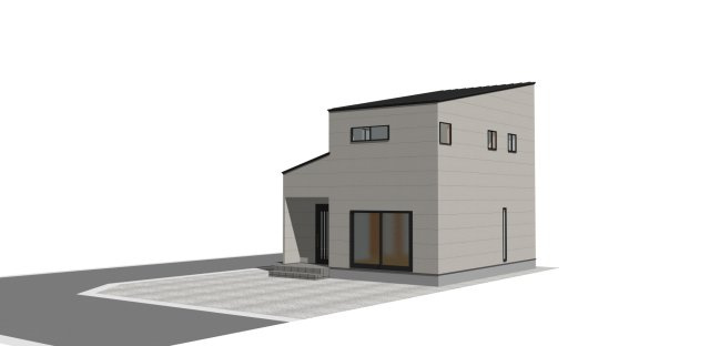 ☆最高基準の耐震等級3取得☆タスリエPLUS迎町の外観パース|最高基準の耐震等級3＆省令準耐火構造＆ZEH水準仕様