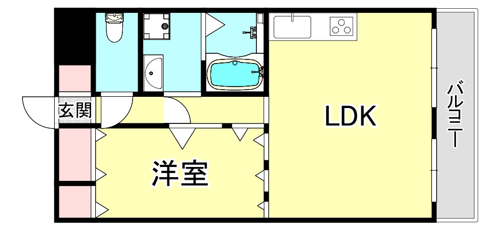 サンフラッツ東平の間取り