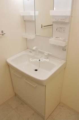 サンフラッツ東平の洗面所