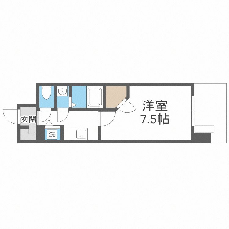 ワールドアイ難波南PORTAの間取り