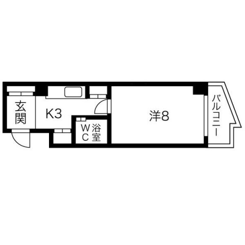 レジデンスナガサワの間取り