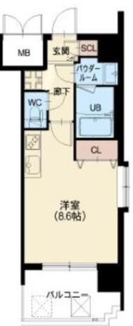 プレサンス神崎川ファインブレスの間取り