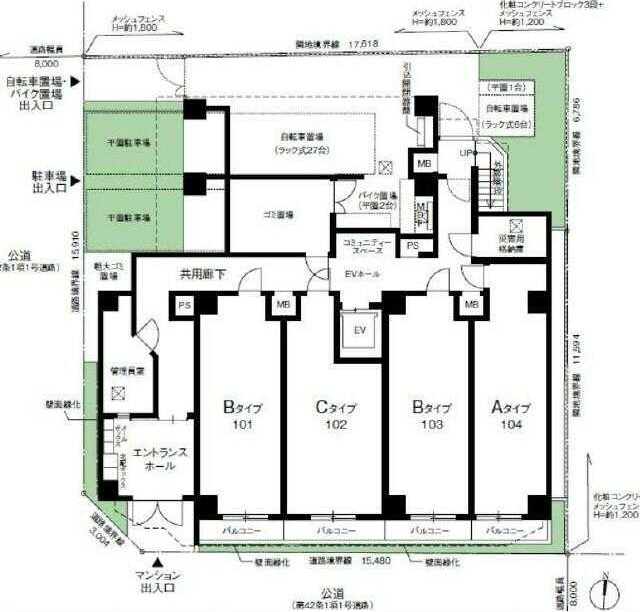 プレール・ドゥーク住吉Ⅱの外観