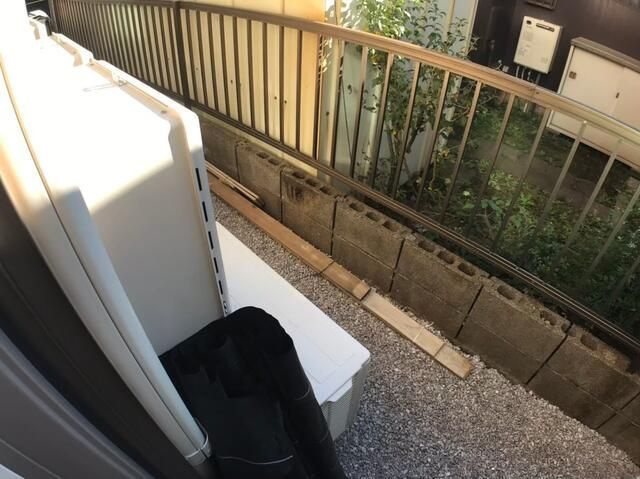 アップライン東府中のバルコニー