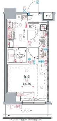 クレヴィスタ綾瀬の間取り|間取りです。