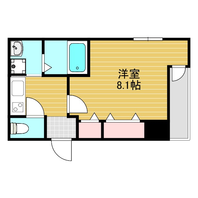 フジパレス豊里中央公園Ⅱ番館の間取り