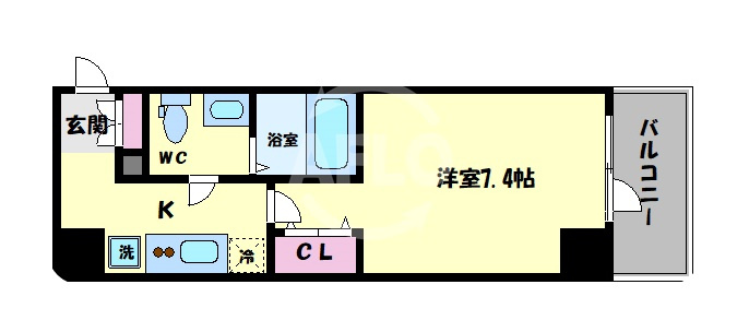 エグゼ天王寺Ⅱの間取り|エグゼ天王寺II　間取り
