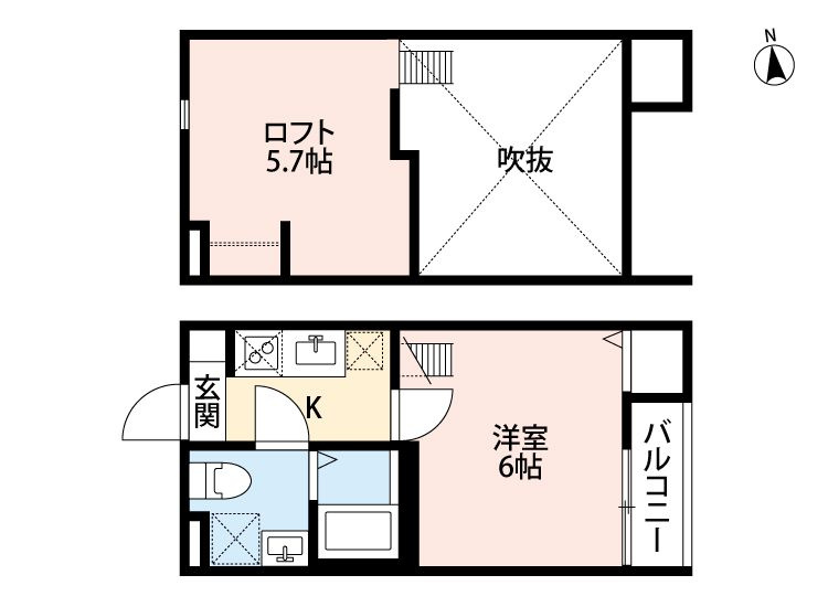 A・CORSO 松戸(アコルソマツド)の間取り