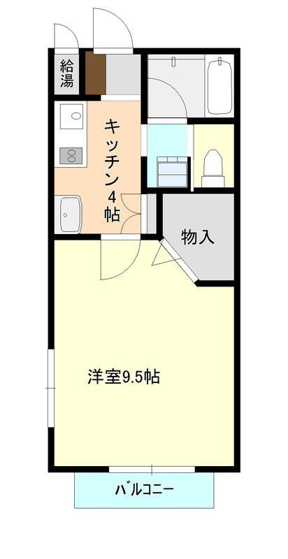 朝日ヴィラ神立東の間取り