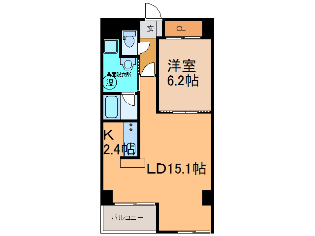 CENTER　CITY⑥の間取り