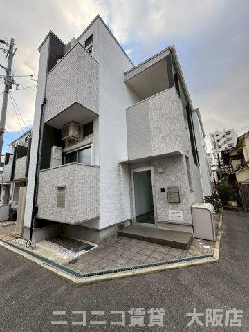 大阪市旭区今市１丁目のアパートの外観