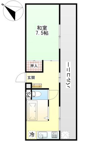 中区千田町1丁目鷹野橋プリンスマンション606号室