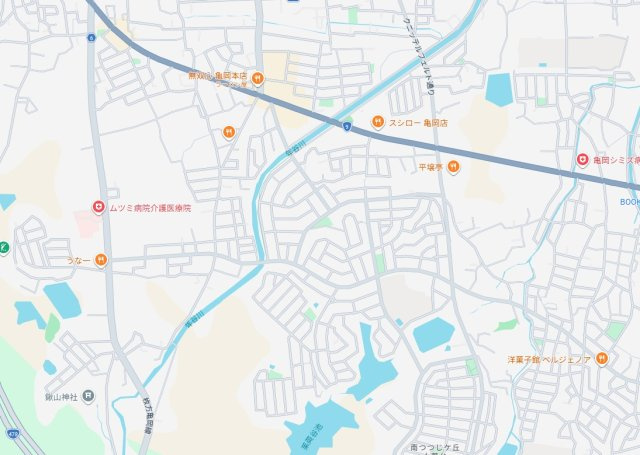 ★亀岡市西つつじケ丘雲仙台　新築一戸建ての地図