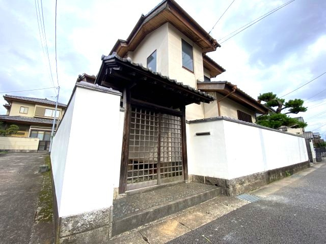 大和市上和田　建築条件無し売地の外観