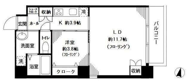 恩京アムールビルの間取り