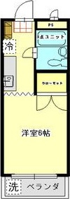 八王子市長沼町の賃貸マンションの間取り