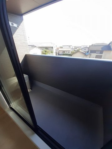 サウスゲートＡのバルコニー
