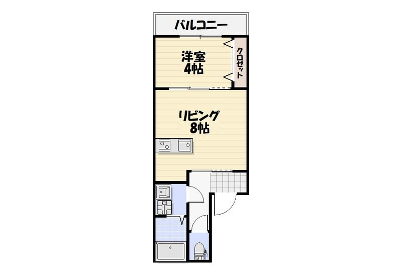 Lyk貝塚の間取り