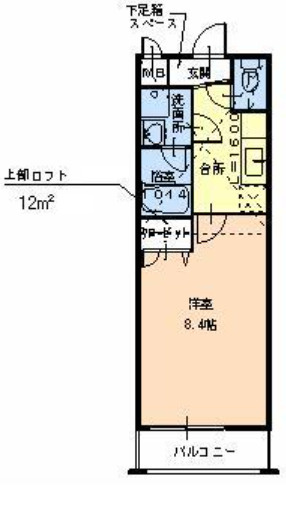 【間取り】 | フジパレスフォーゲルⅠ番館