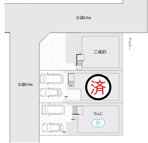 【今すぐご案内可能】愛知県知多郡東浦町大字石浜字中央20-10のその他|全体区画数｜全3棟
◆駐車2台可能！(但し、車種による)
◎まずは、お気軽にお問い合わせください。現地を案内しながら周辺環境も見て頂けます。