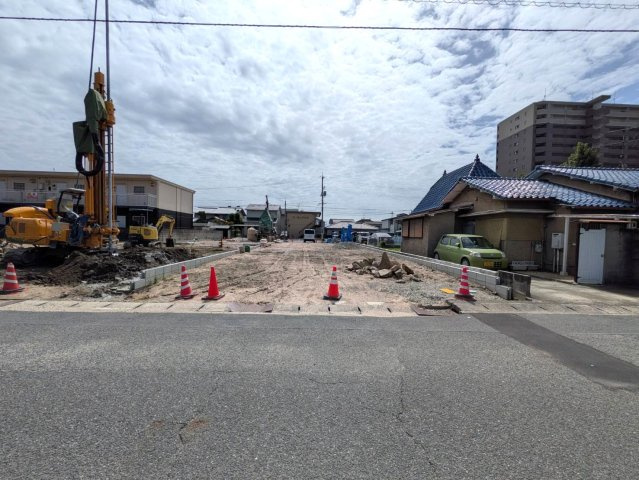 岡山市南区築港栄町　4棟①号棟の外観|◆2026年9月撮影。現在建築中です。