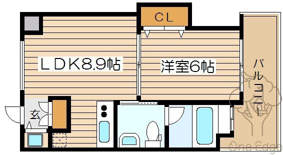 サクセス天神橋フロントの間取り