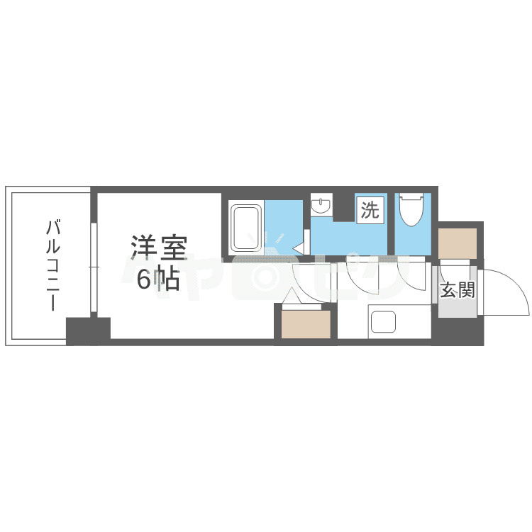 エスリード大阪イーストエッジの間取り