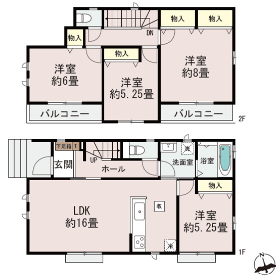 千葉市若葉区千城台東3丁目　新築分譲住宅　A号棟